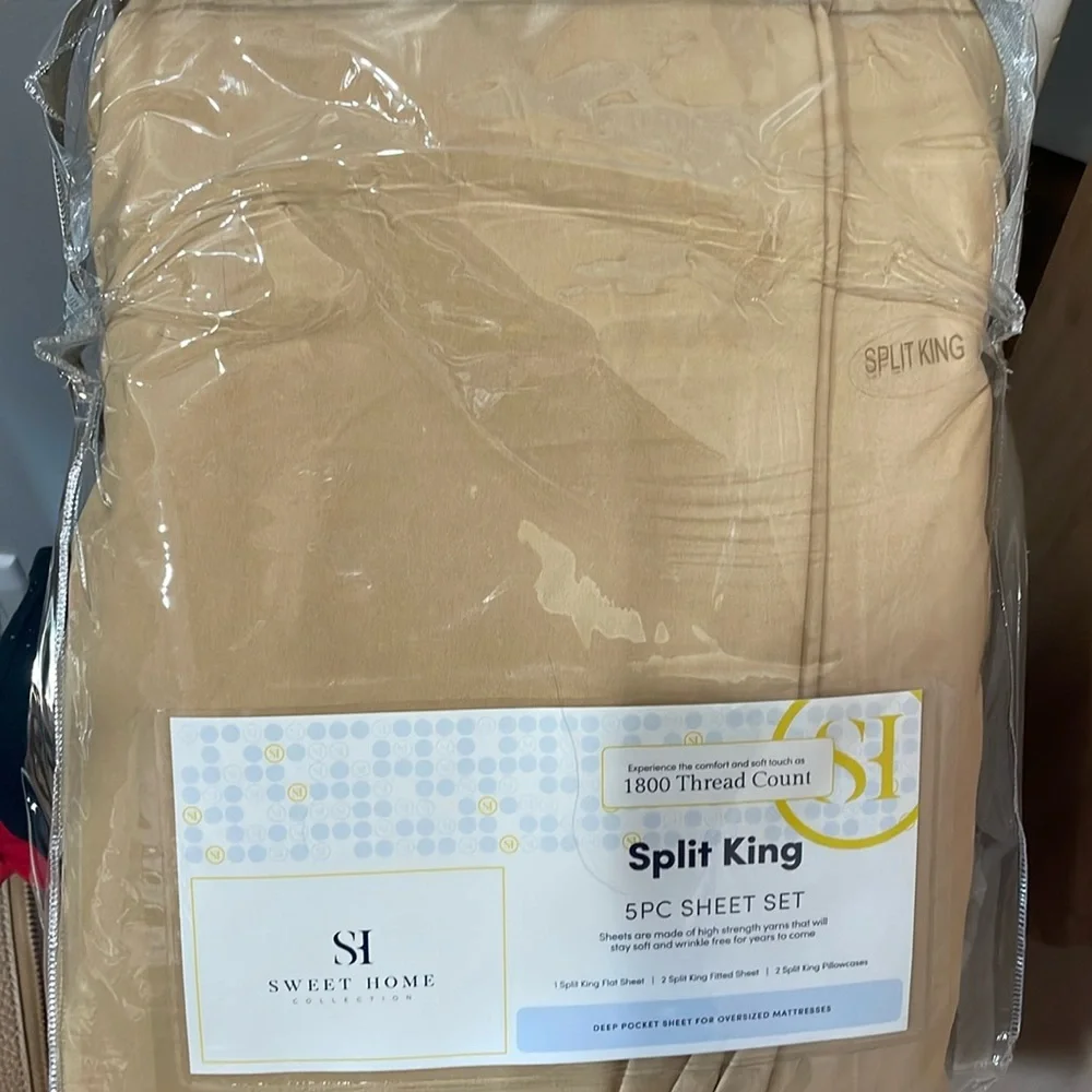 Sweet Home Collection Split king Sheet set